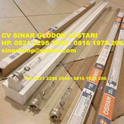 Lampu Sterilisasi UV Anti Virus 30W Osram + Kap Balok Lampu Sterilisasi UV Anti Virus 30W Osram + Kap Balok